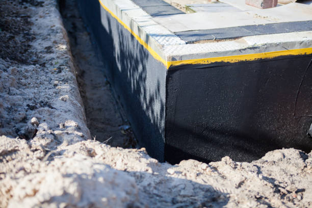 Residential Exterior Waterproofing installation at a Franklin, VA home by SJ Waterproofing Pros